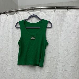 Daily Drills Vibrant Green Tank Top